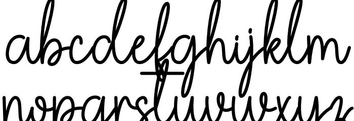 Mitha Mella Font LOWERCASE