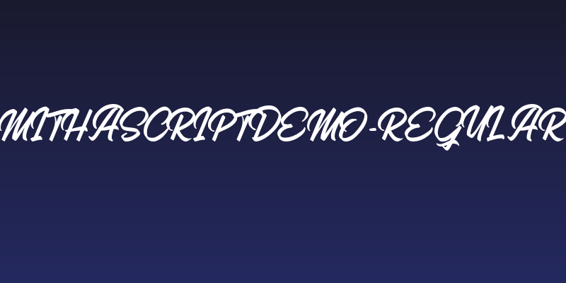 MithaScriptDEMO-Regular Social Header