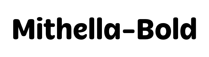 Mithella-Bold  Скачать бесплатные шрифты