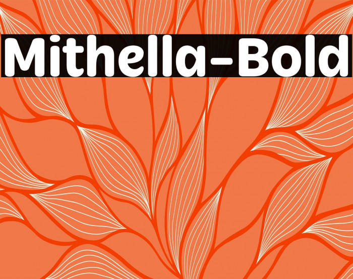 Mithella-Bold Example 1