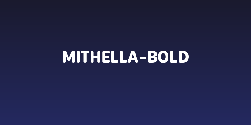 Mithella-Bold Social Header