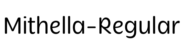 Mithella-Regular  Frei Schriftart Herunterladen