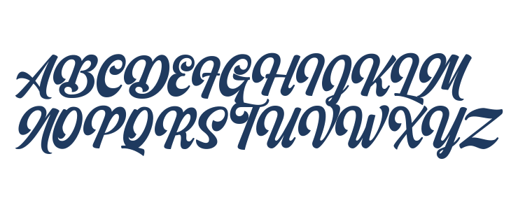 MitonaScript Uppercase