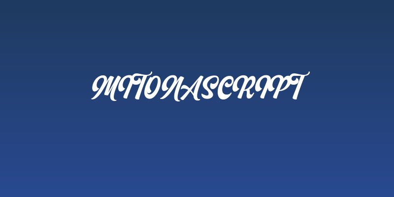 MitonaScript Social Header