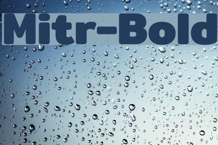 Mitr-Bold Font examples