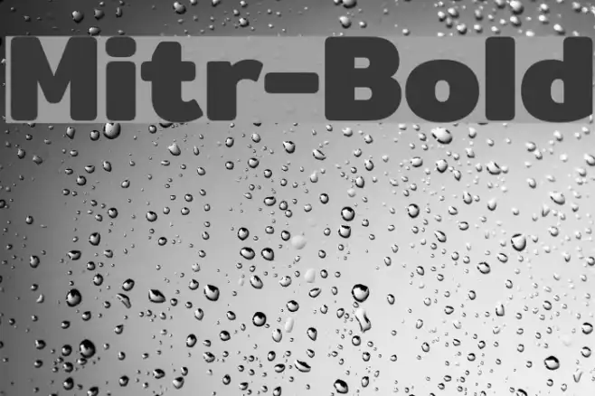 Mitr-Bold Example 2