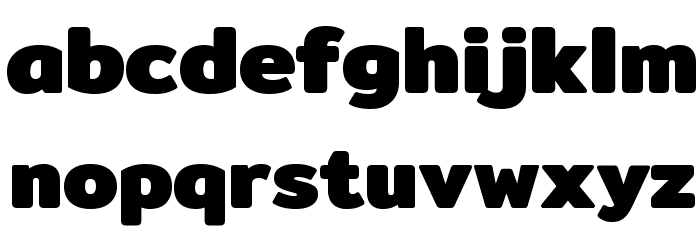 Mitr-Bold Font LOWERCASE