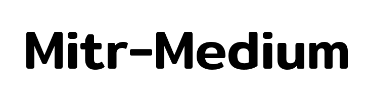 Mitr-Medium Font