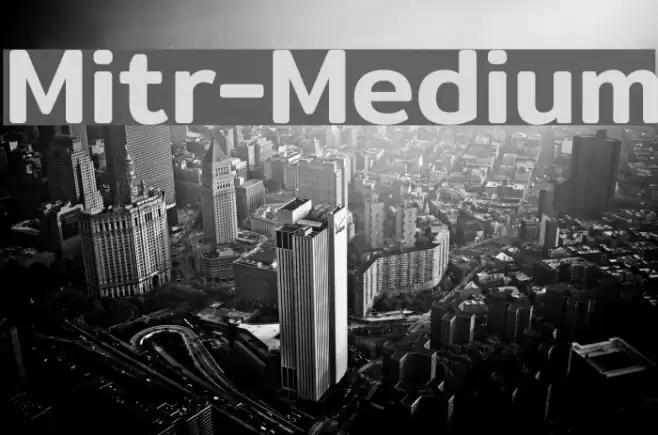 Mitr-Medium Fuentes examples