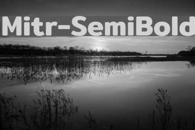 Mitr-SemiBold Example 2
