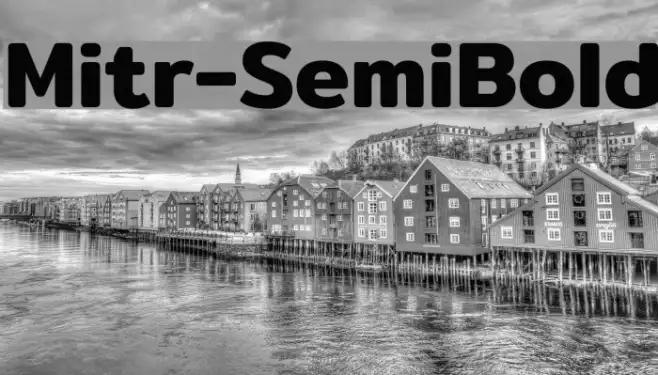 Mitr-SemiBold Example 3