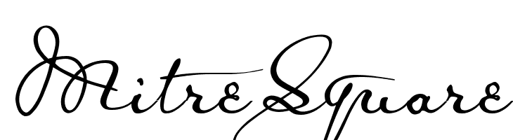 MitreSquare Font