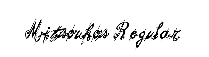 Mitsoukos Regular  Frei Schriftart Herunterladen