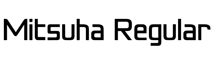 Mitsuha Regular  لخطوط تنزيل