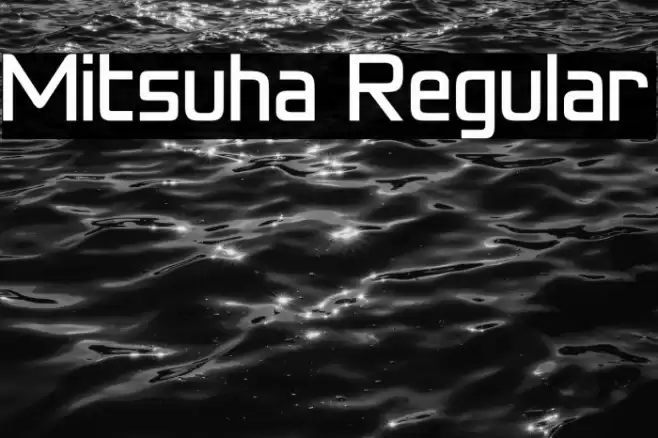Mitsuha Regular Font examples