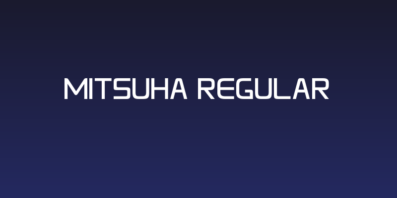 Mitsuha Regular Social Header