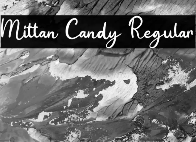 Mittan Candy Regular Font examples