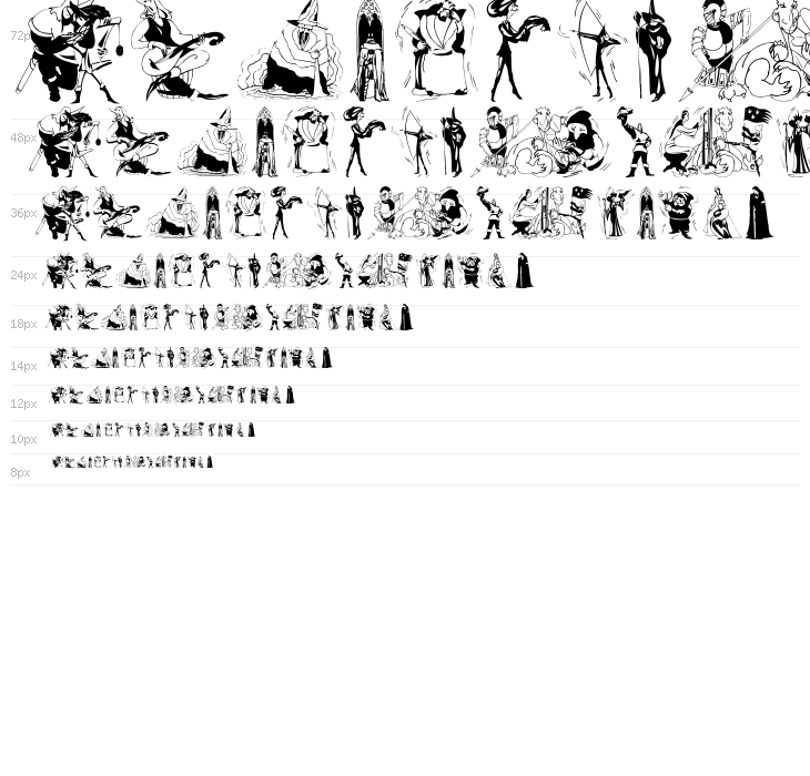 Mittelalter Waterfall