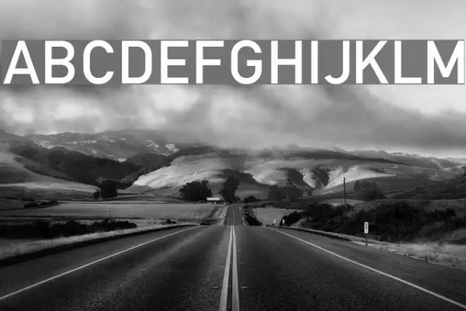 Mittleschrift Caps Font examples