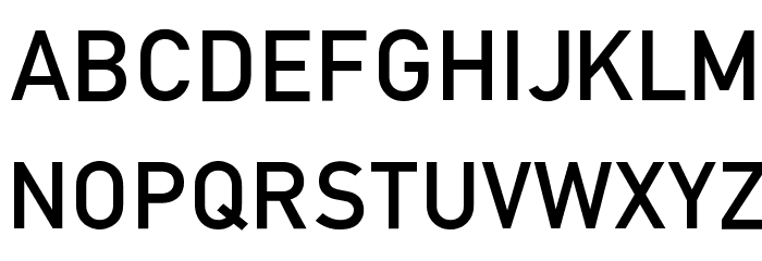 Mittleschrift Caps Font LOWERCASE