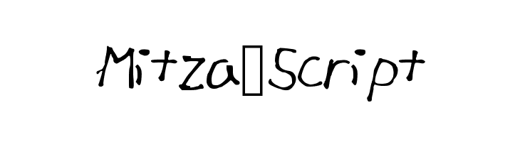 Mitza_Script  les polices de caractères gratuit tlcharger