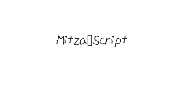 Mitza_Script Logo