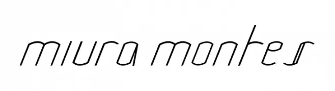 Miura Montes  baixar fontes gratis