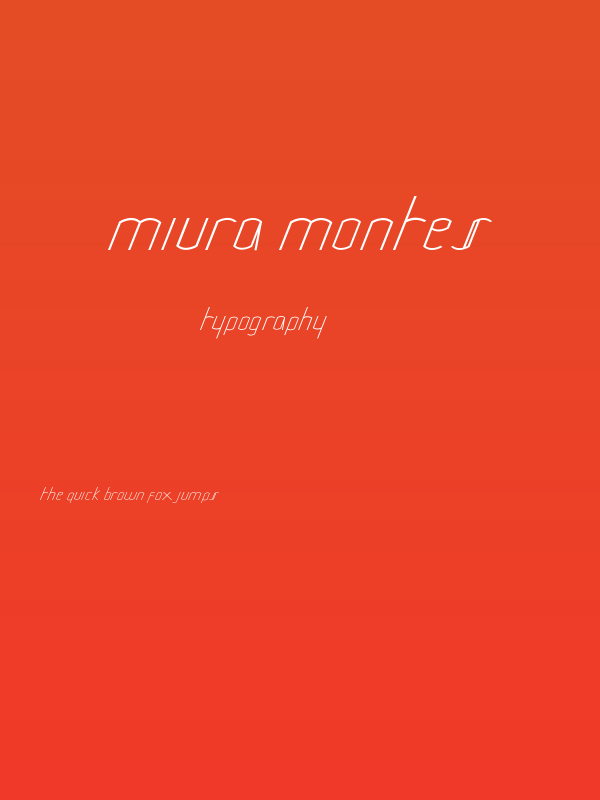 Miura Montes Poster