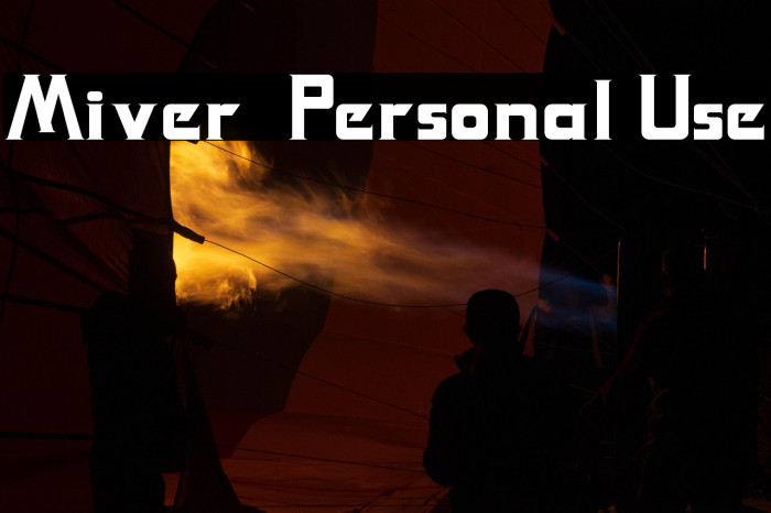 Miver - Personal Use Example 2