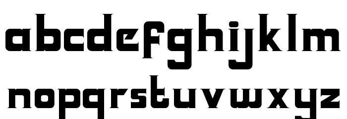 Miver - Personal Use Font LOWERCASE