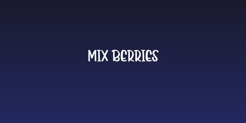 Mix Berries Social Header
