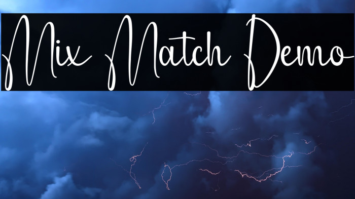 Mix Match Demo Example 2