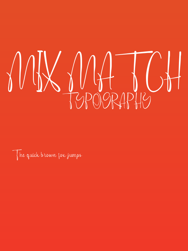 Mix Match Demo Poster