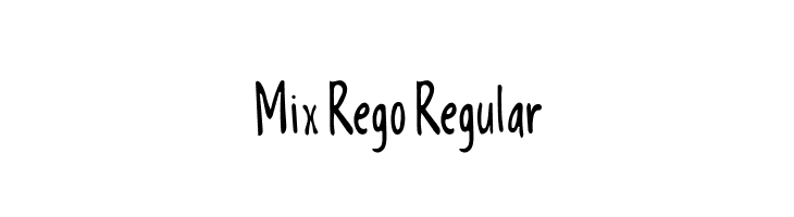 Mix Rego Regular Font