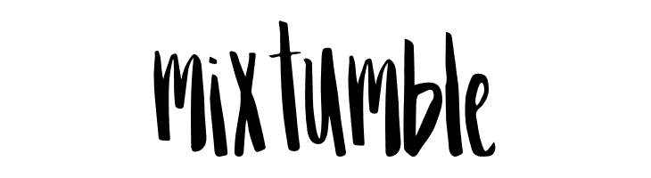 Mix Tumble  नि: शुल्क फ़ॉन्ट्स डाउनलोड