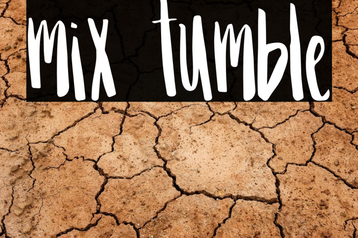 Mix Tumble Font examples