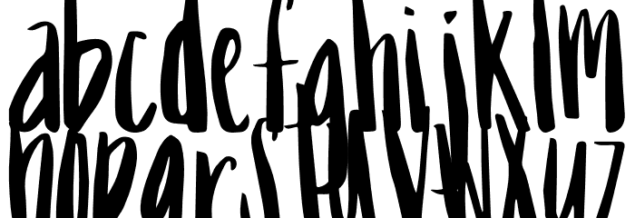 Mix Tumble Font LOWERCASE