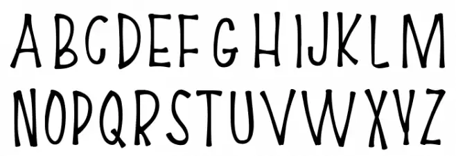 MixBamboo Font Litere mari
