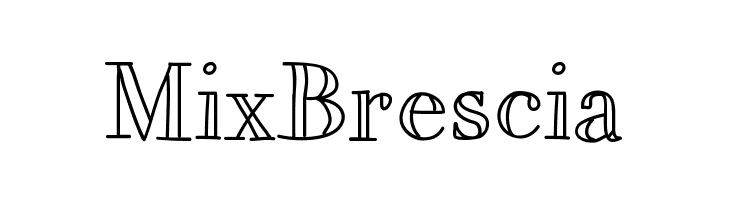 MixBrescia  Free Fonts Download