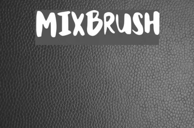 MixBrush Font examples