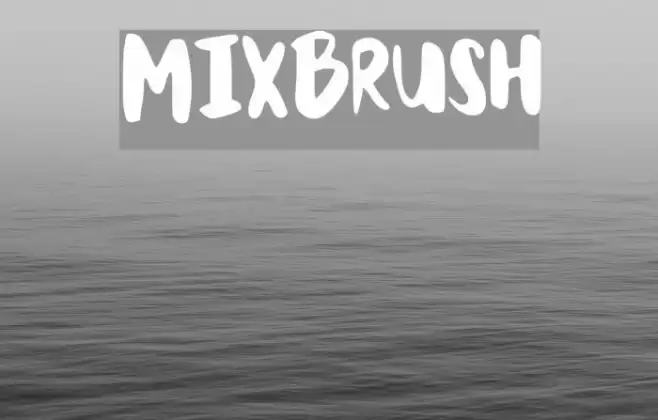 MixBrush Font examples