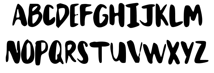 MixBrush Font LOWERCASE