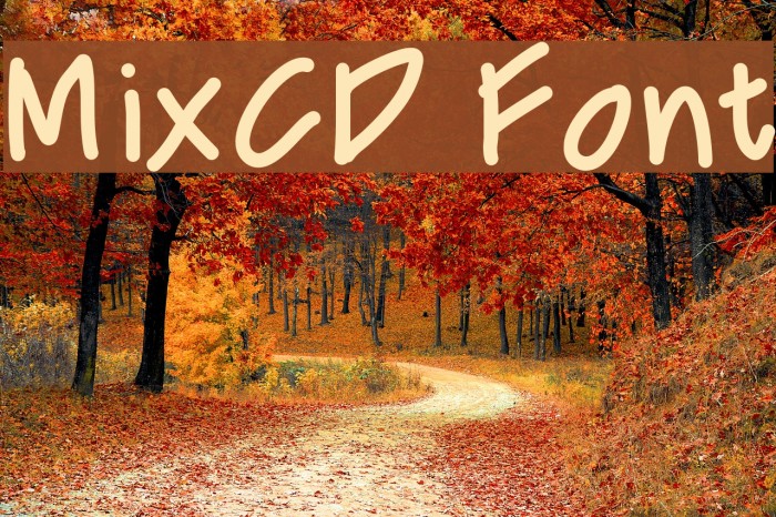 MixCD Font examples