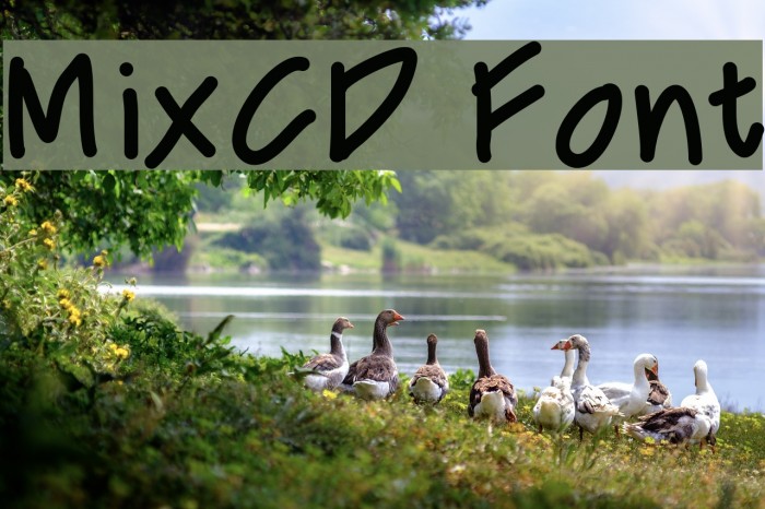 MixCD Font examples