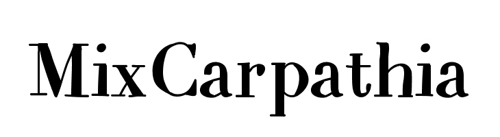 MixCarpathia  font caratteri gratis
