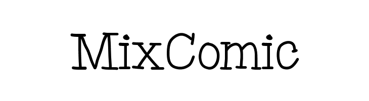 MixComic  Free Fonts Download