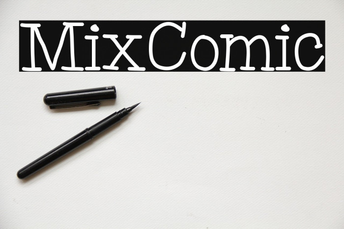 MixComic Font examples