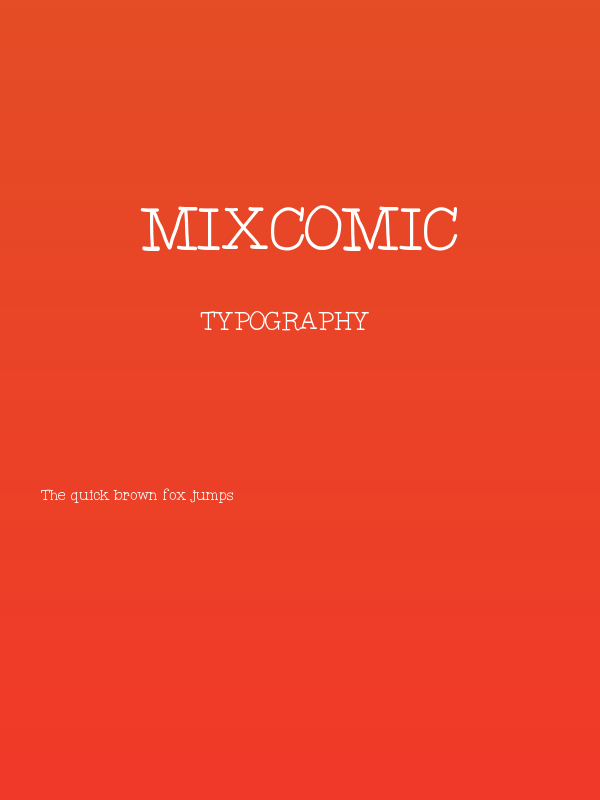 MixComic Poster