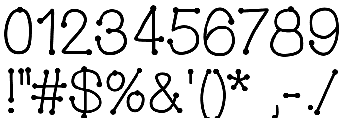 MixConnectDots Font OTHER CHARS