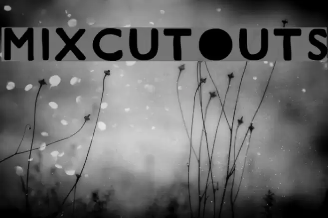 MixCutOuts Font examples